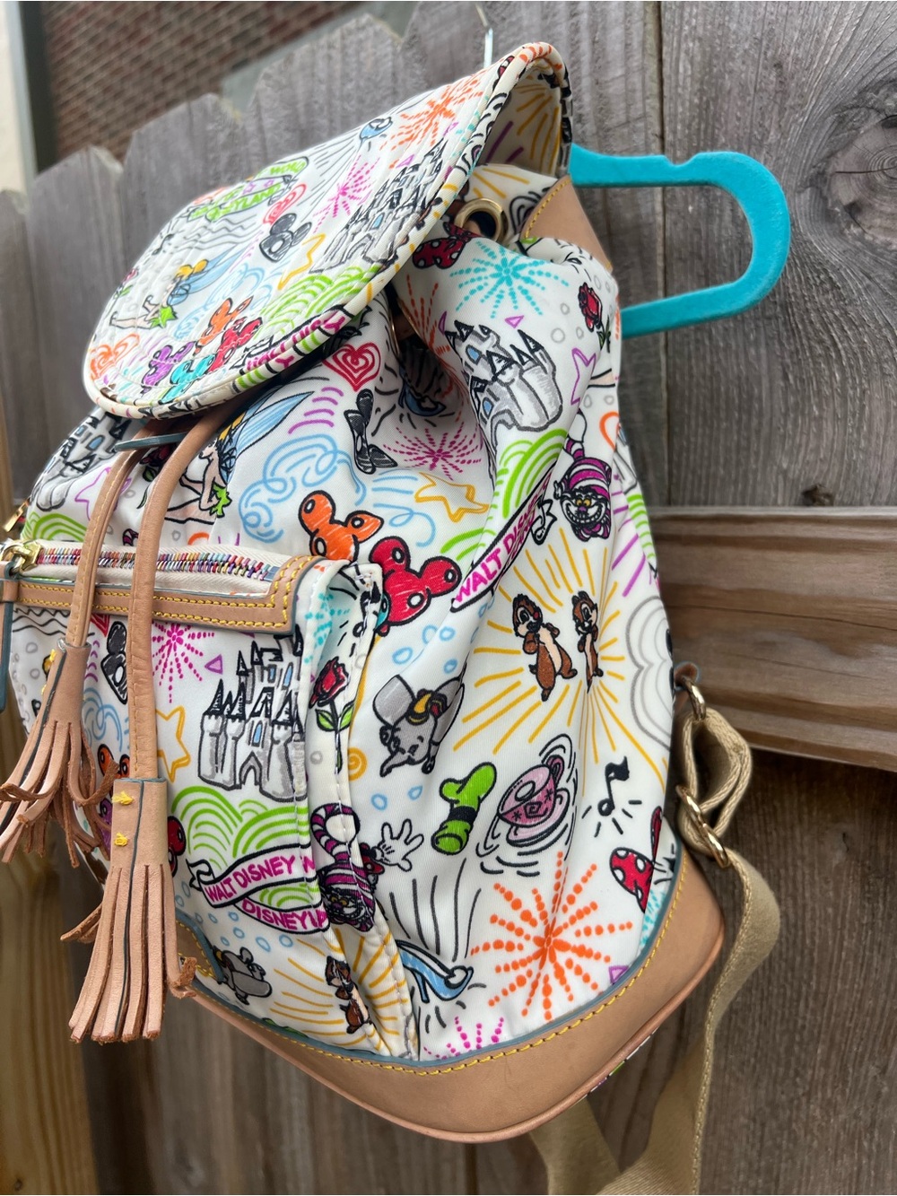 Dooney & Bourke Disney Sketch Drawstring Backpack Small - Picture 5 of 16
